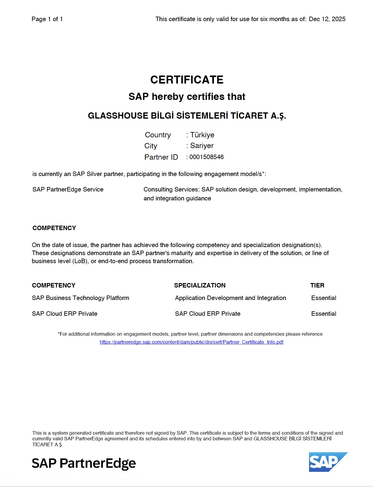 GlassHouse SAP Silver Partner Certificate.pdf