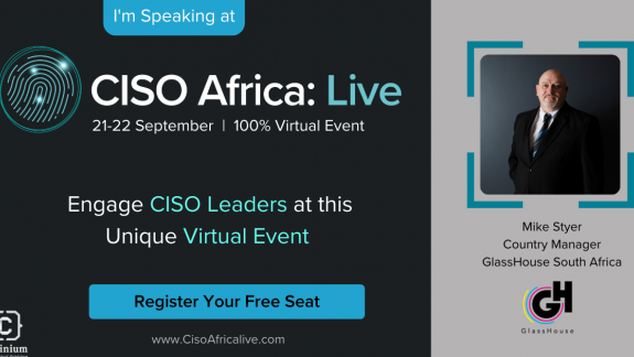 on Ransomware, CISO Africa: Live, 21-22 September